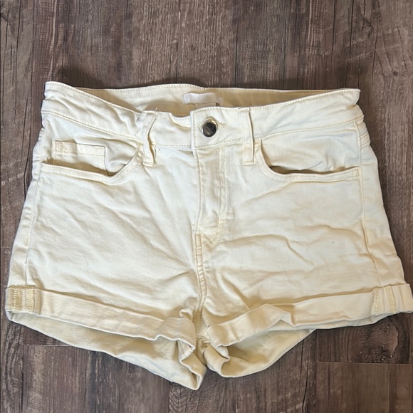 H&M Pants - H&M Women's Yellow Shorts